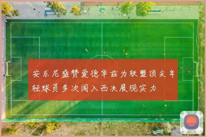 安东尼盛赞爱德华兹为联盟顶尖年轻球员多次闯入西决展现实力